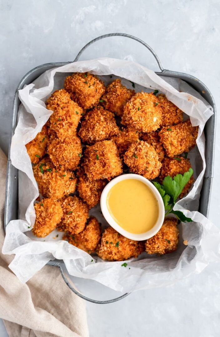 BEST HEALTHY BAKED CHICKEN NUGGETS